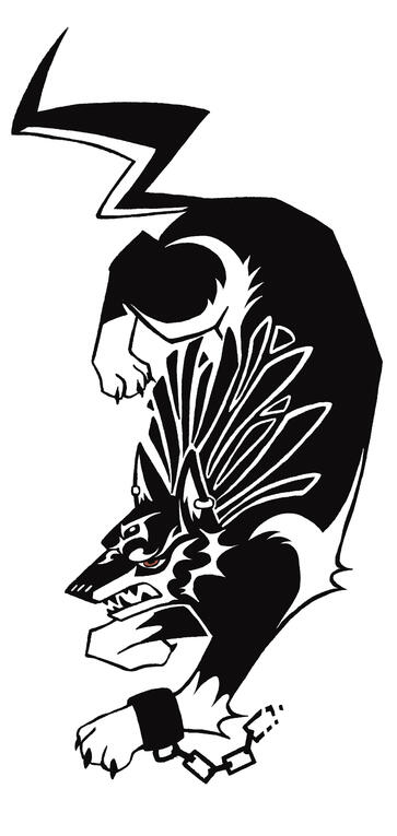 Wolf Link Tattoo design