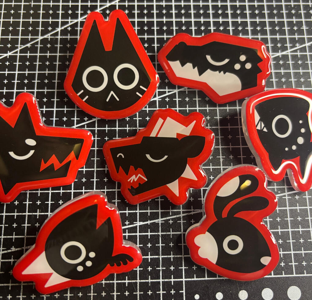 Edgy Critters - Mystery pin collection