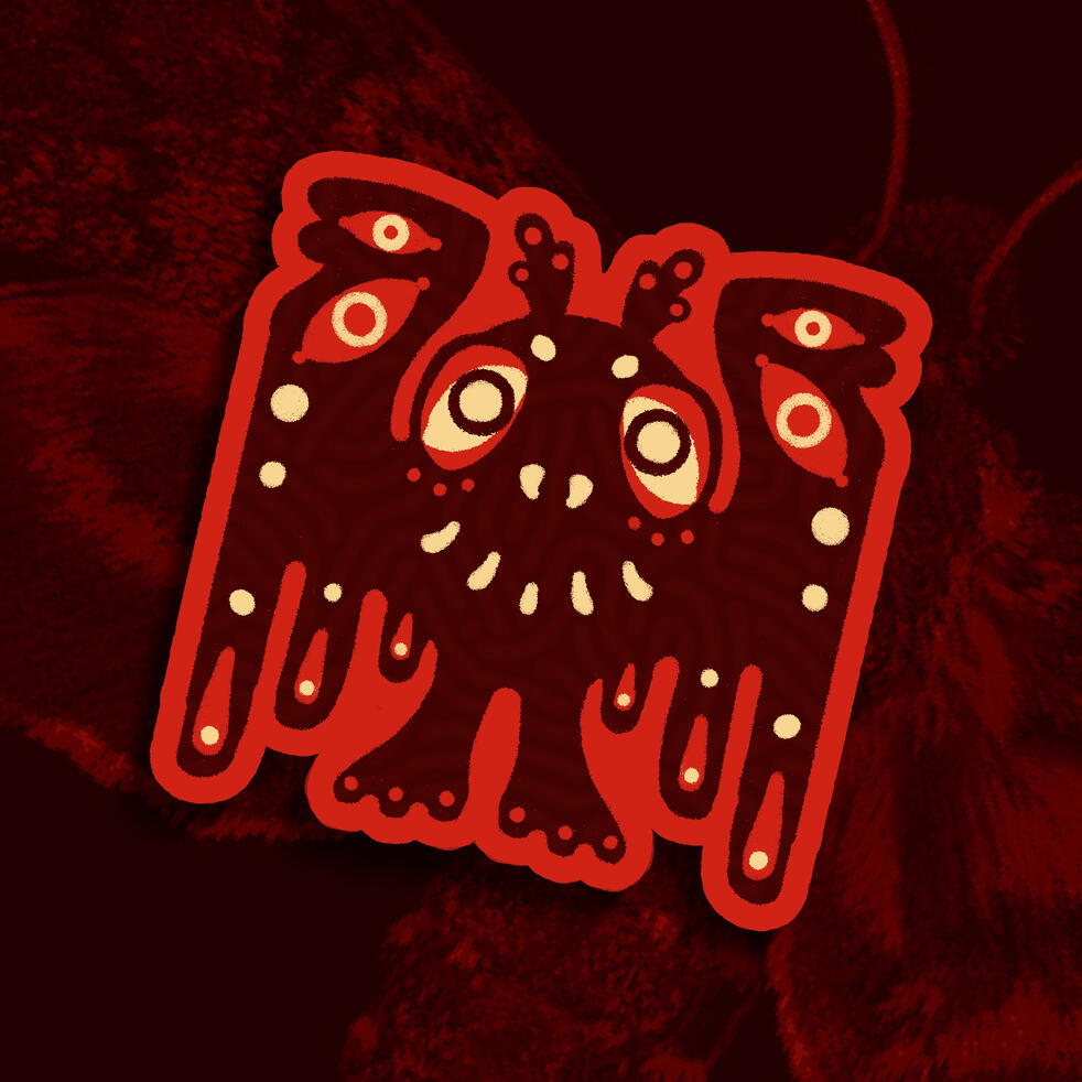 Mothman - Sticker