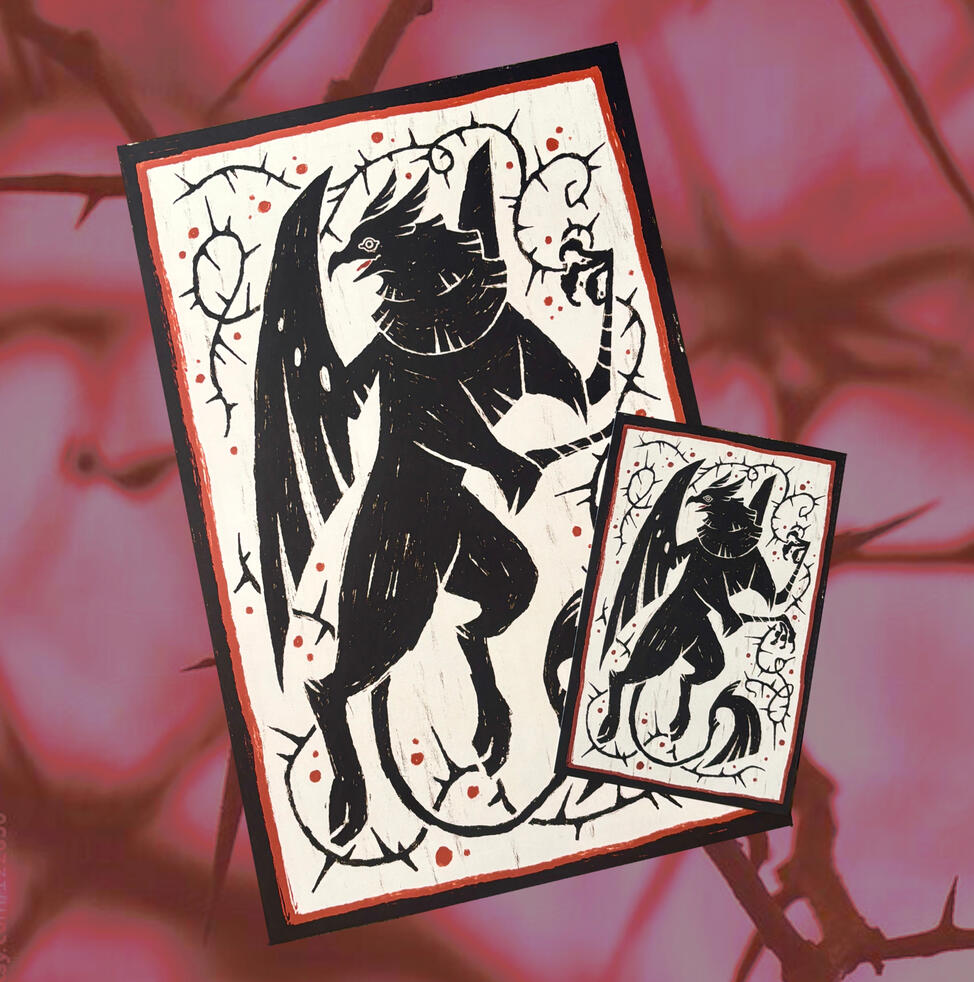 Gryphon Amongst Thorns