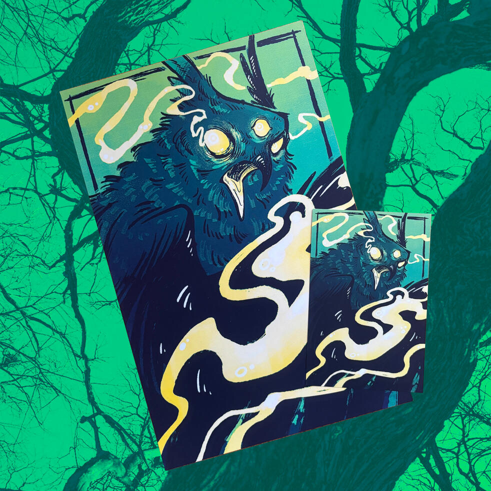 Wrath of the owl - 11x17 print